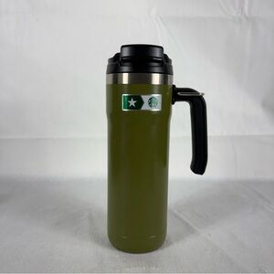 Starbucks Stanley Military Ltd. Edition 20 oz. Travel Tumbler Hot Cup Army Green